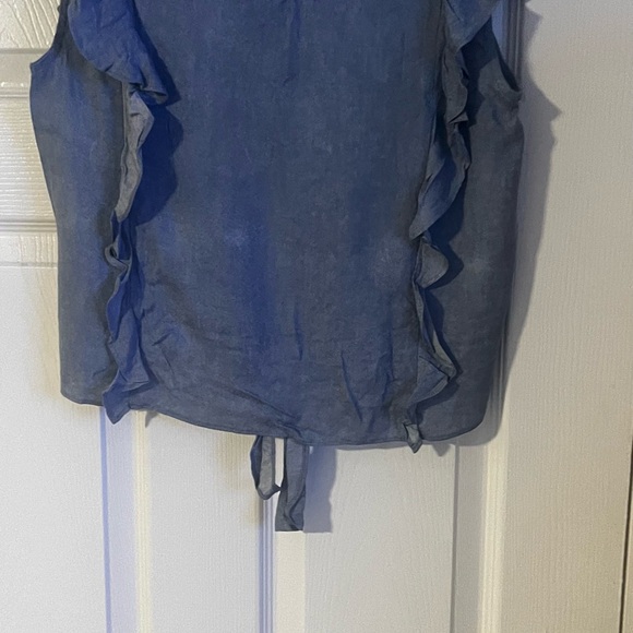 Jack by BB Dakota Blouse blue sz small newt - Picture 6 of 6